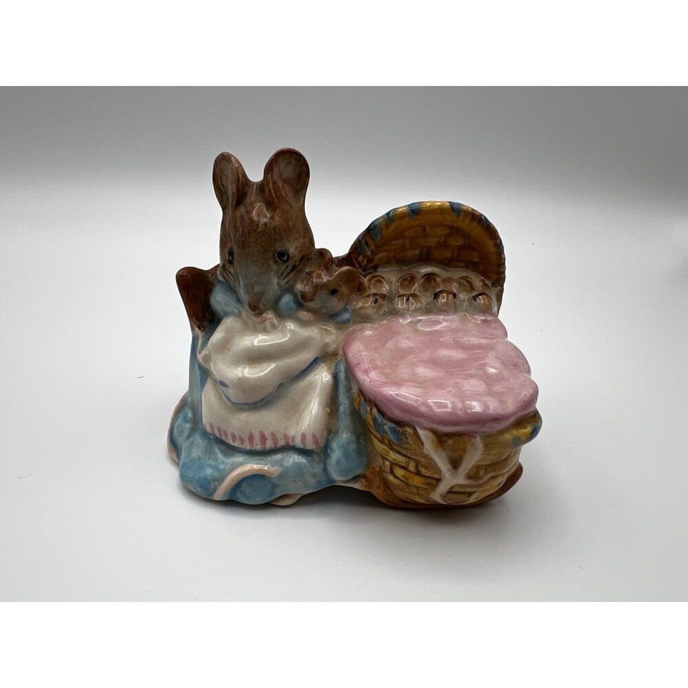 Vintage Beswick Beatrix Potter Figurine Hunca Munca 1951 As-Is